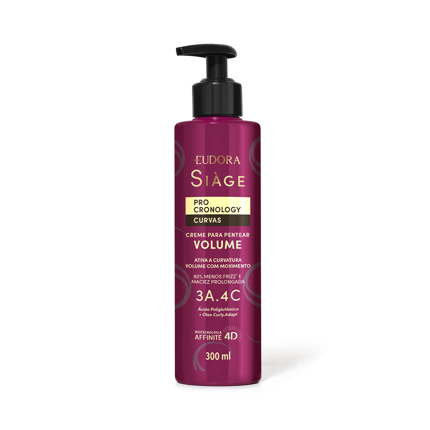 Creme para Pentear Volume Siàge Pro Cronology Curvas 300ml