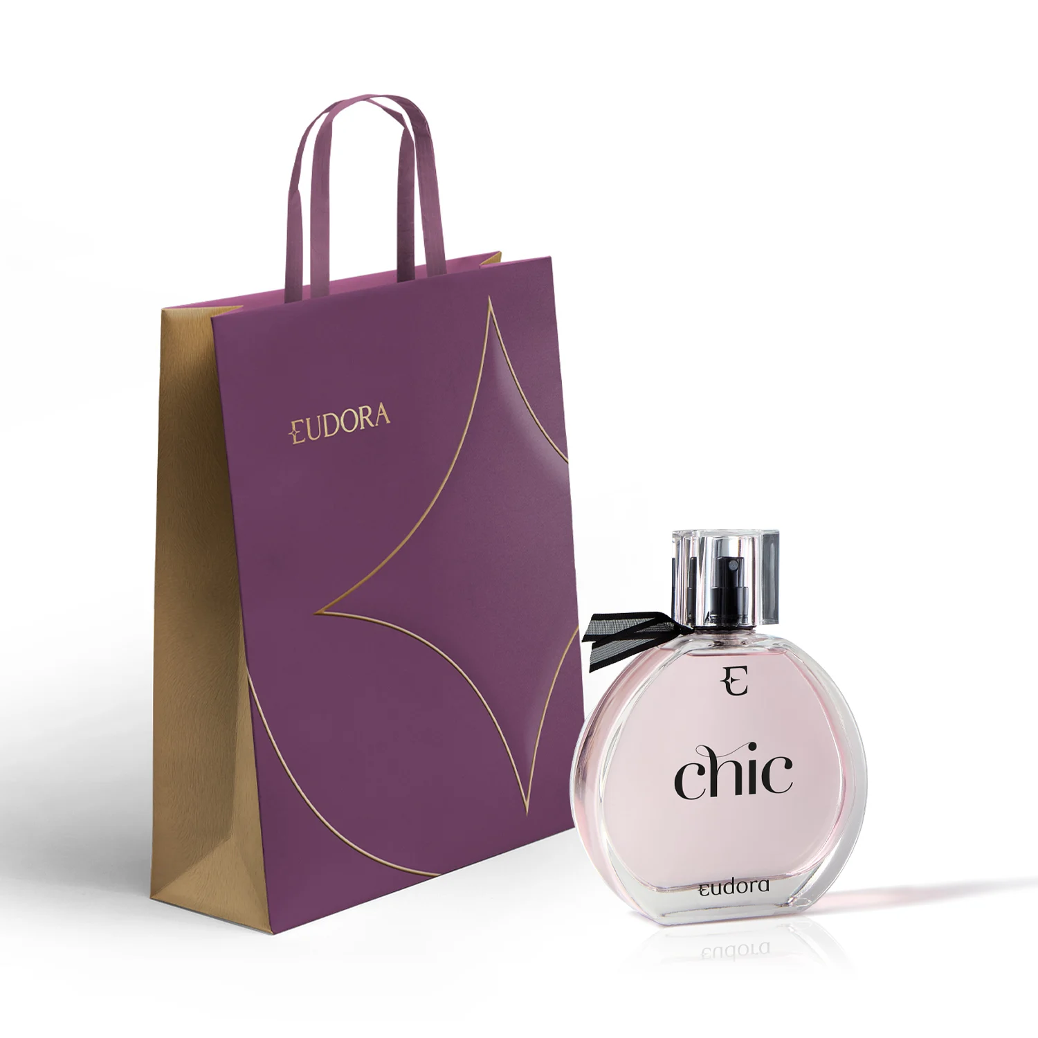 Combo Eudora Chic: Desodorante Colônia 95ml + Sacola Eudora 1 Combo Eudora Chic: Desodorante Colônia 95ml + Sacola Eudora
