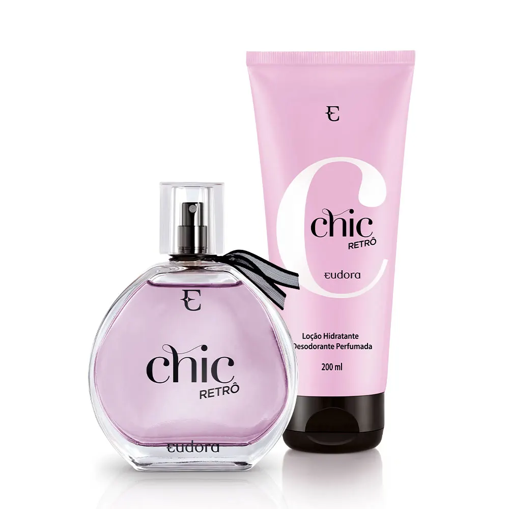 Combo Chic Retrô: Desodorante Colônia  95ml + Loção Hidratante Desodorante Corporal 200ml